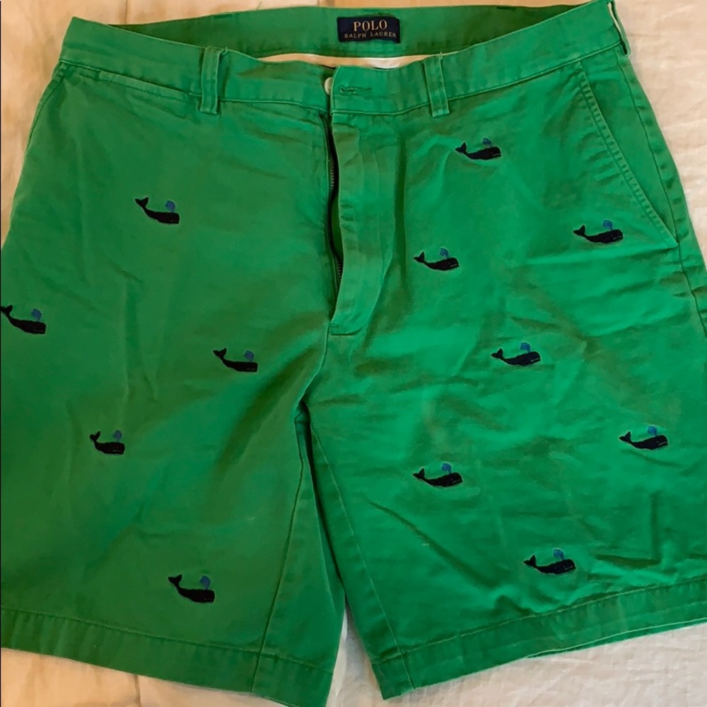 Polo Ralph Lauren Green Whale Shorts